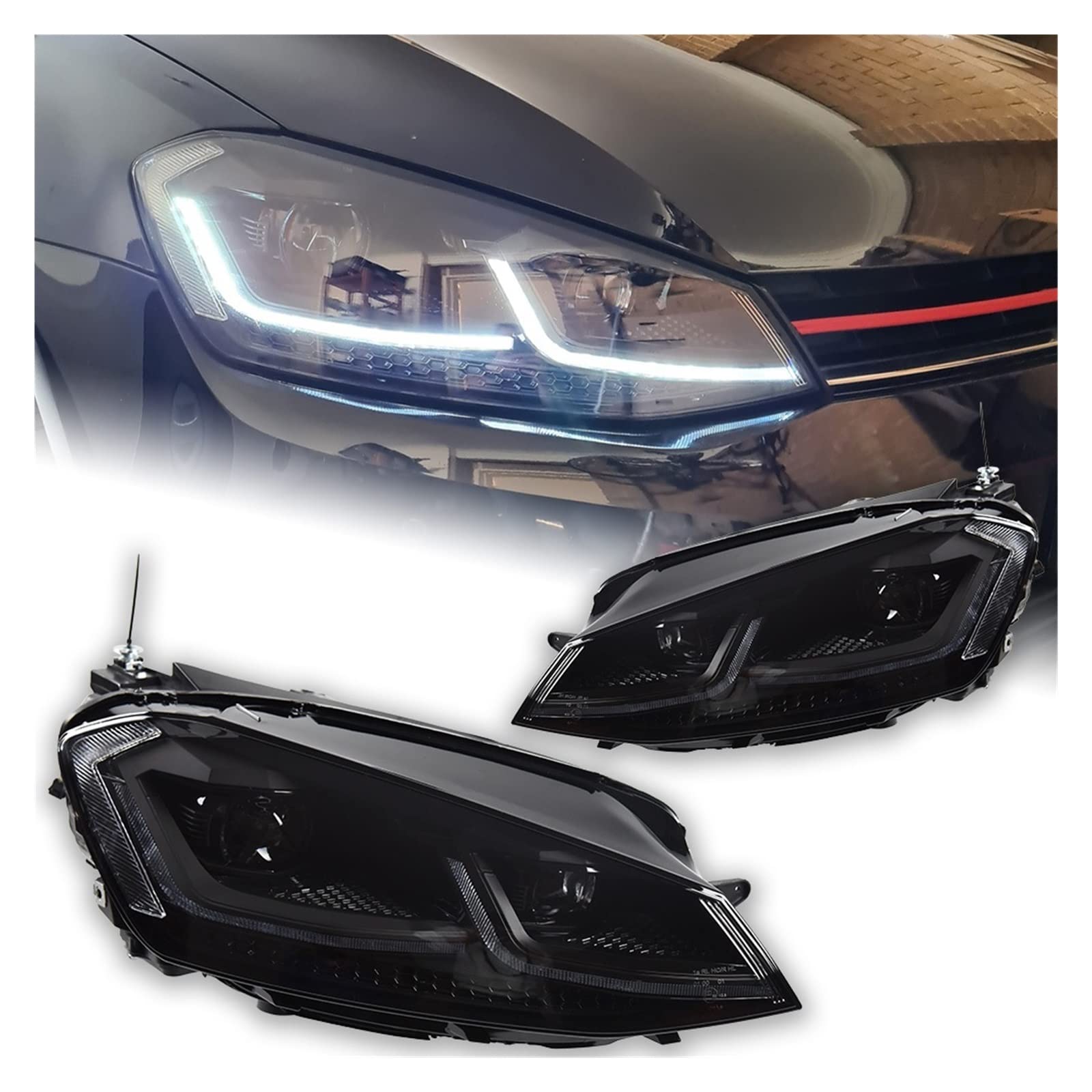 Amazon.co.jp: VW ゴルフ 7.5 LED ヘッドライト 2013-2020 ゴルフ 7
